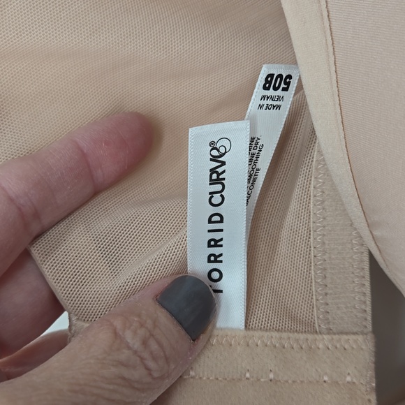 Torrid Curve Beige 360 Basic Smothing Lightly Lined Full Coverage Balconette 50B - Picture 8 of 12